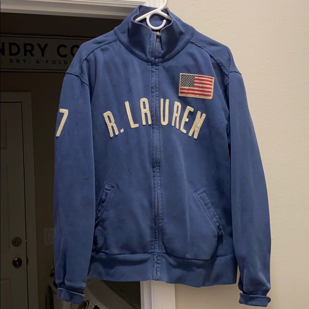 Rare RL polo jeans company sweater zip up  jacket
